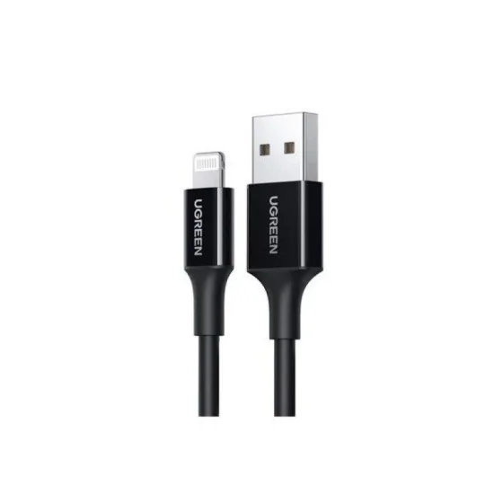 Ugreen Usb-A Male To Lightning Male Cable Nickel Plating Abs Shell 1M (Black)